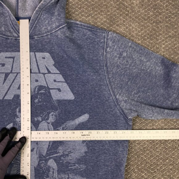Star Wars Hoodie Hooded Sweatshirt Men's XL Heather Blue - Picture 7 of 9